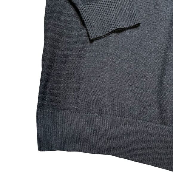 PLAYBOY Color Block Sweater Black Brown Size XL - Picture 4 of 6